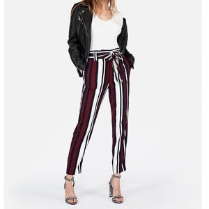 High waisted ankle pant